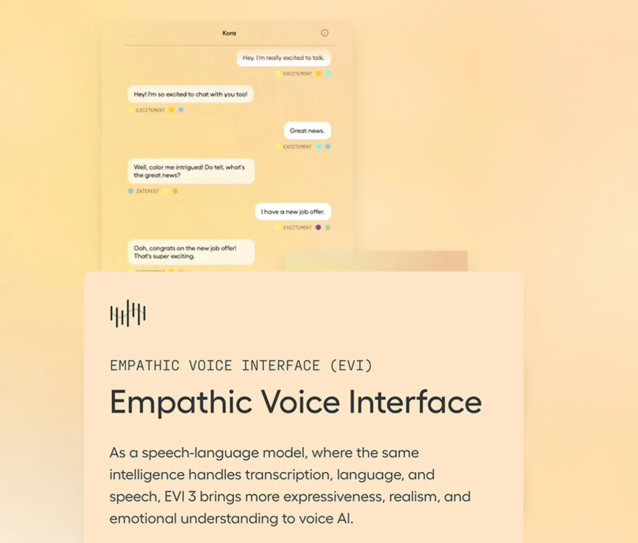 Hume AI's EVI-3