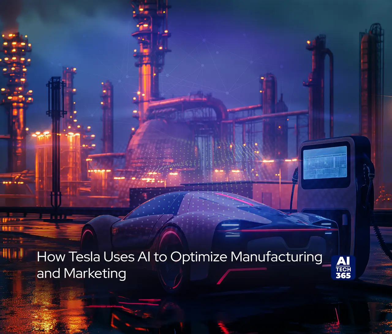 How Tesla Uses AI to Optimize Manufacturing and Marketing