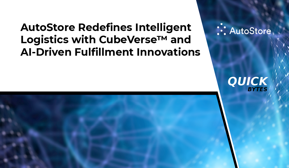 Autostore Intelligence AutoStore Redefines Logistics with CubeVerse and AI